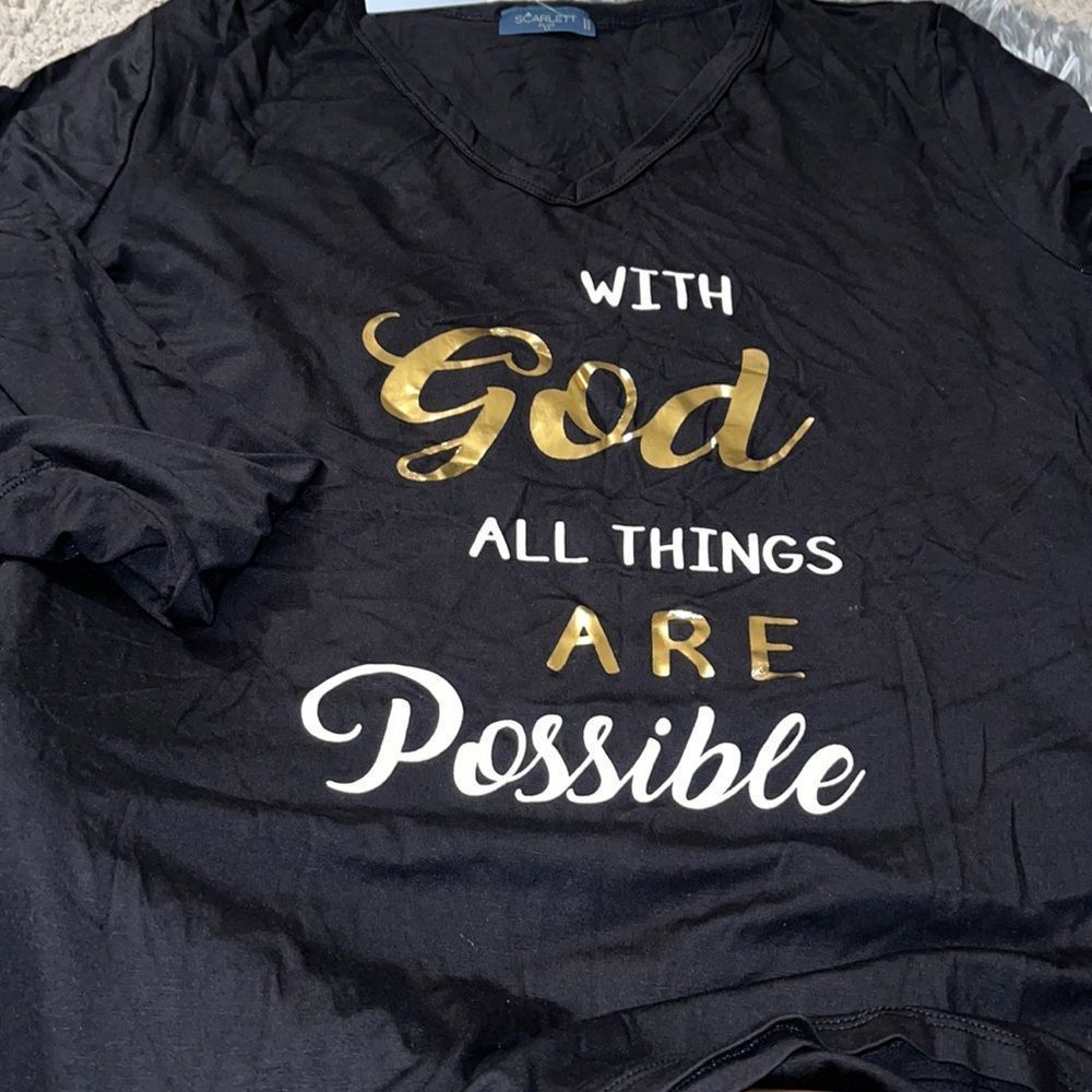 Scarlett Black Long Sleeve Shirt Size 1X